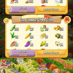 🌟Farm Level 110🌟370M+ Coins🌟Barn Storage 6350🌟Silo Storage 3300🌟Main Land Open🌟Instant Delivery🌟Good Decoration 1